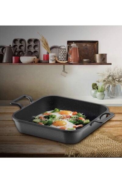 Eda Kare Sahan Takımı Döküm (18cm 20 Cm 22 Cm