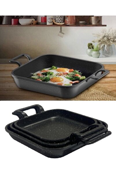 Eda Kare Sahan Takımı Döküm (18cm 20 Cm 22 Cm