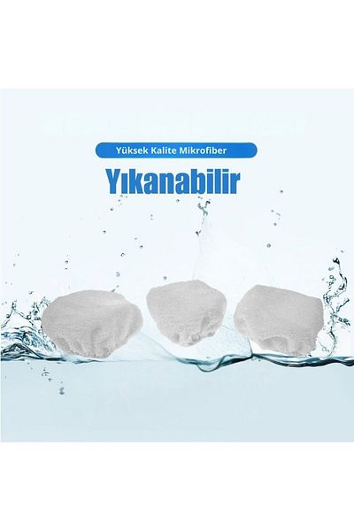 Supervac Steam Cleaning Machine Glass Cloth 3 Pack, Compatible with Kiwi Ksc 4211, Pirantech Cb02A