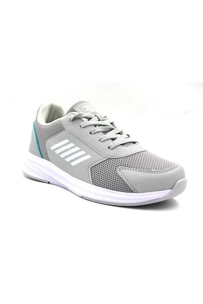 M.P. Lace-Up Unisex Sports Shoes Gray Sneaker