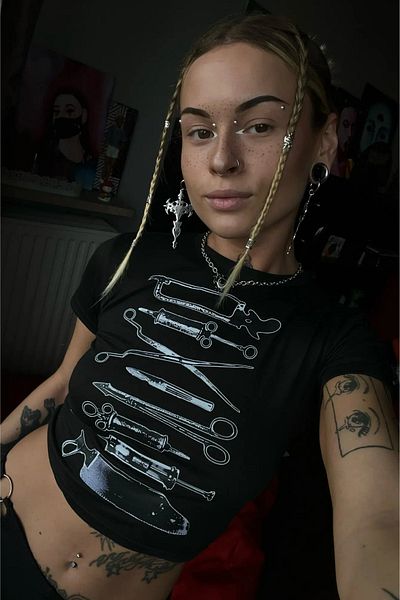 Karakedi Set de tratament Body negru cu maneca scurta