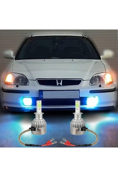 APEXİ HONDA CIVIC IES BUZ MAVİSİ LED SİS FARI AMPULÜ H3 - (1996-2000)