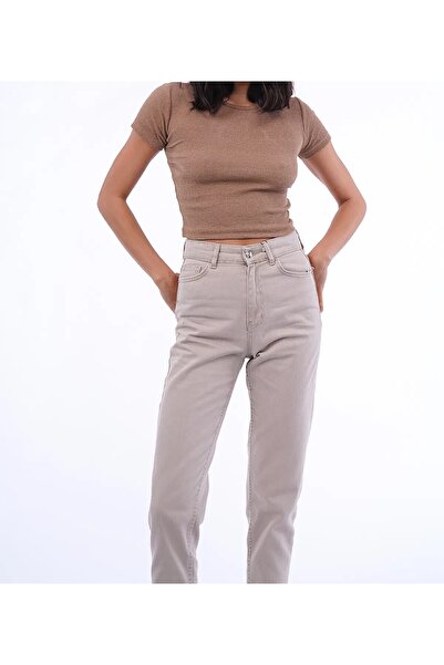 AURAN COUTURE KADIN BASİC SIRT DEKOLTELİ BAĞCIK KAŞKORSE CROP BLUZ