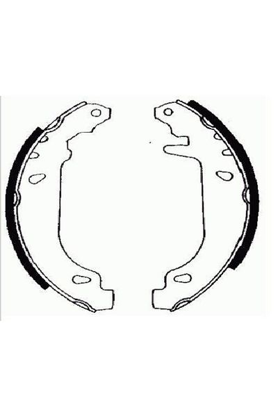 HATTAT Rear Shoe Brake Pad - Clıo-r21-mngr-twng