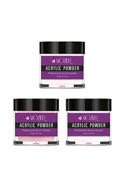 MOZIUR Nail Art Dizayn Tozu 3’lü