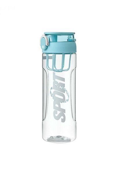 Miniso زجاجة رياضية بلاستيكية سعة 840 مل - أزرق