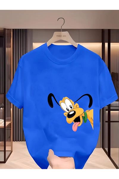 New Shine μπλουζάκι oversize με στάμπα σκύλου