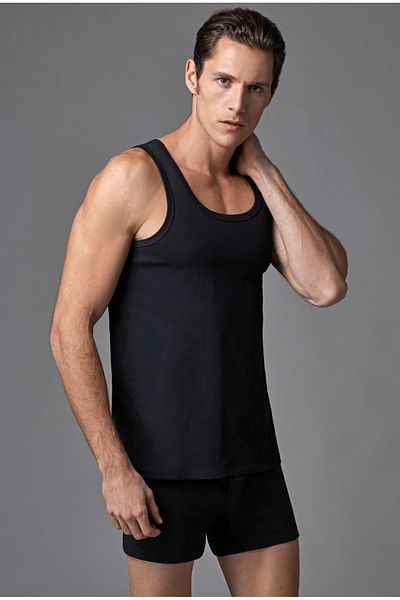 Eros Men'S, 100% Cotton, 2-Piece Undershirt