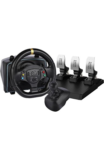 CRK TECH Ps4 Ps3 Pc Xbox One/s/x Ns Uyumlu 1080• Oyuncu Direksiyon Seti Manuel Vites Titreşim 3 Pedalli