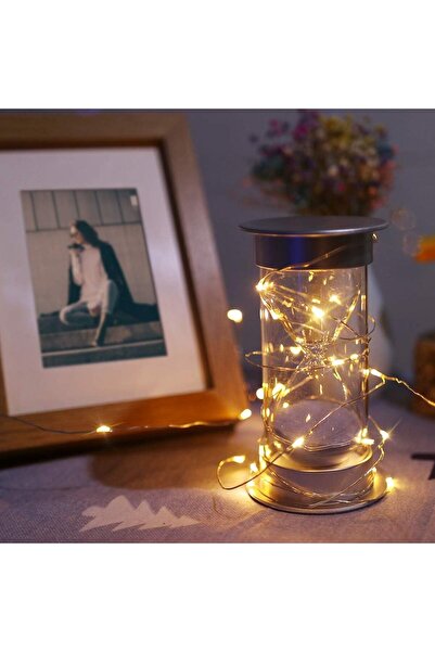 co arma LED string lights made of copper wire give a small star look