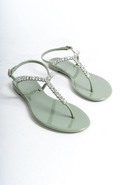 Mubiano Sandale de damă Avocado Stone Jelly Matte - MSTB7070-AVK
