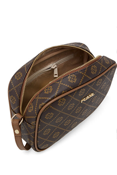 Fossil Кафява дамска чанта за през рамо 05FS22Y283