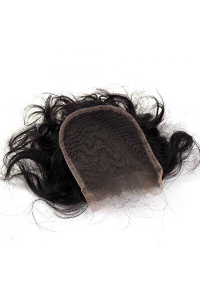 AYTUĞ PERUK % 100 Doğal Saç Tül Kakül / Tepelik / Siyah Renk / 8 Inç - 20 Cm