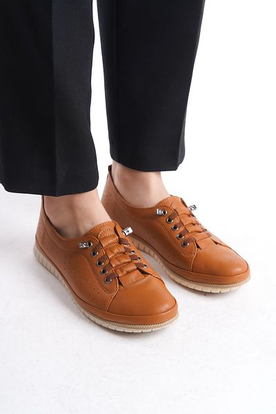 ERNİLA Genuine Leather Women's Casual Comfort Shoes