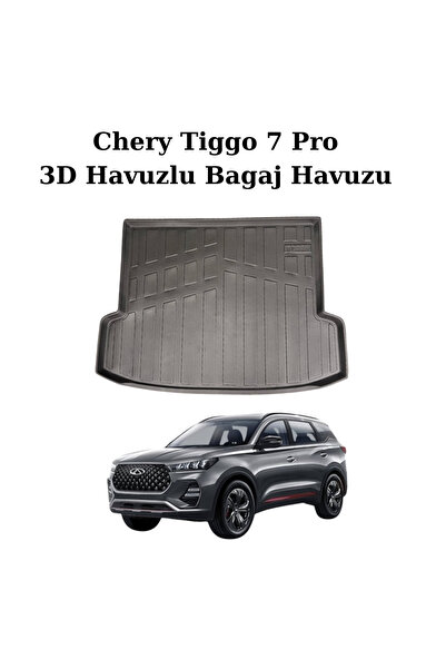 Chery Tiggo 7 Pro Araca Özel 3D Havuzlu Bagaj Havuzu