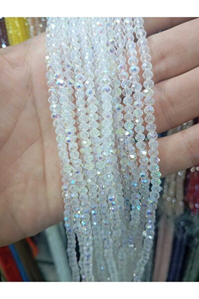 Ralp Moda Mărgele colorate din cristal de sticlă de 8 mm pentru realizarea de...