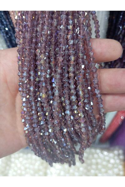 Ralp Moda 4 ملم زجاج كريستال هرم مجوهرات الأجهزة 3 مجموعات 90-95 قطعة
