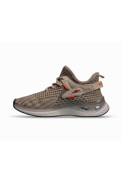 M.P. Beige Lace-Up Casual Men's Sneaker