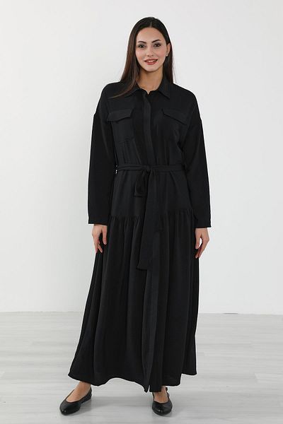 Aisha's Design Relaxed Fit Aerobin Shirt Dress,Elb-09