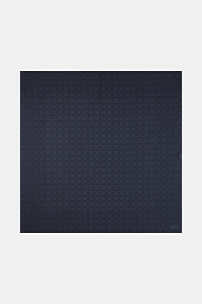 Vakko Dark Blue Cotton/Shawl