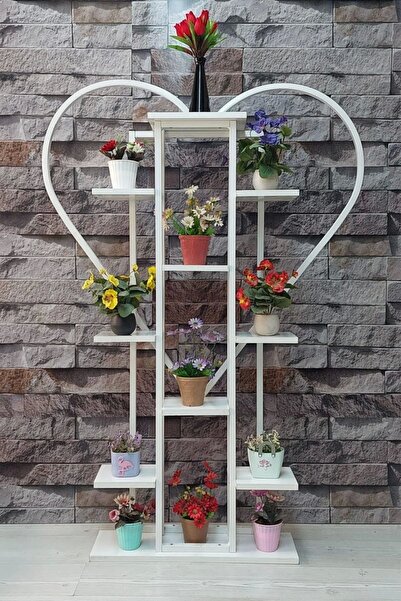 adımshops Loveyou Saksılık, Çiçeklik, Raf,