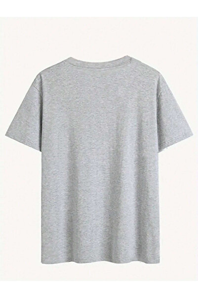 Revasser Unisex Kadın/Erkek Caretta Renkli Özel Baskılı Oversize Pamuk Penye T-Shirt