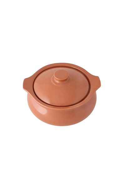 Porland Brown Lid Casserole Pot 2200Cc 04Por 035017