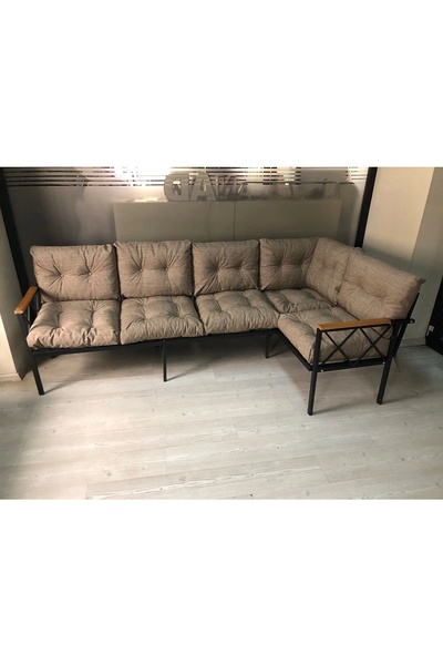 adımshops Miami Köşe Koltuk Takımı , 3+2 Balkon-bahçe-kafe-çay Seti-koltuk Ta...