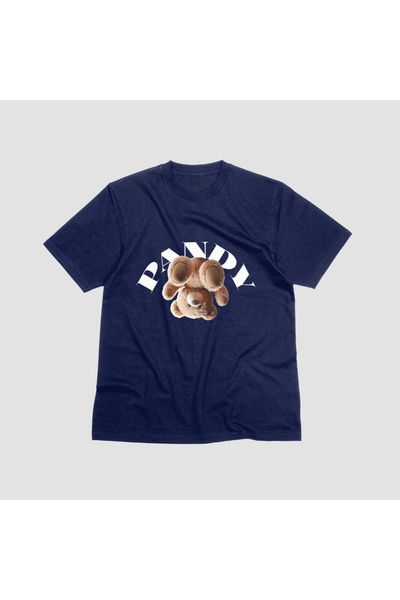 pandy Μπλουζάκι Unisex Pandy Teddy Bear με στάμπα με κοντό μανίκι