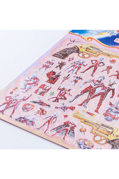 Bimotif Adhesive Embossed Stickers - Ultra Hero Figures