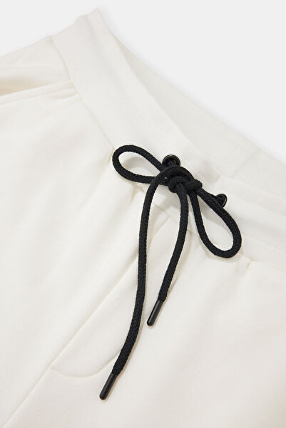 W Collection Ekru Pipe Leg Sports Pants