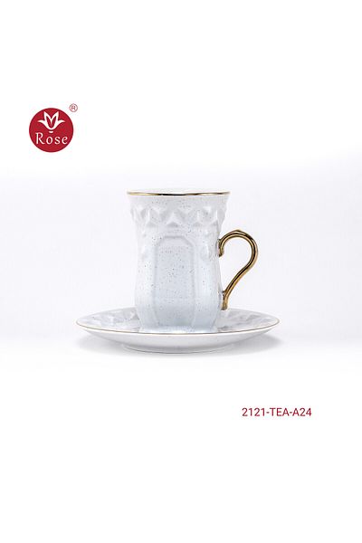 Rose -2121 - 27 Piece Tea and Coffee Serving Set