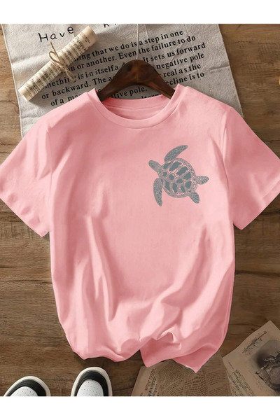 Revasser Unisex Women/Men Caretta Colorful Custom Printed Oversize Cotton Com...