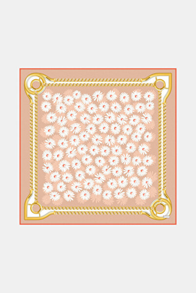 Vakko وشاح من نسيج التويل بنقشة زهور البودرة