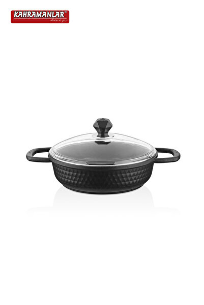 Kahramanlar Motto 20 cm Flat Pot Granite Casting