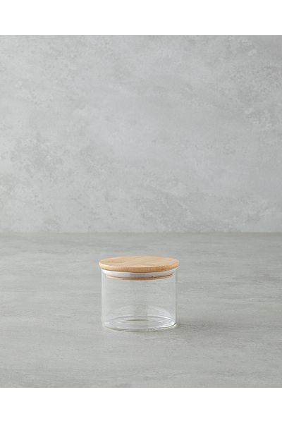 English Home Transparent Felicia Borosilicate Spice Jar 235 ml