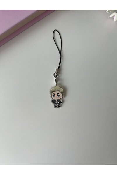 Hara Company Attack on Titan Anime Erwin Smith Anime Phone / Thermos Charm