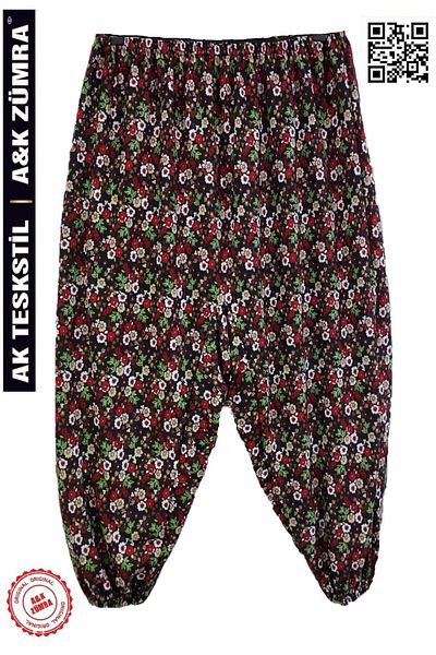 HESKA Wide Cut Flower Patterned Micro Jersey Mother Shalwar
