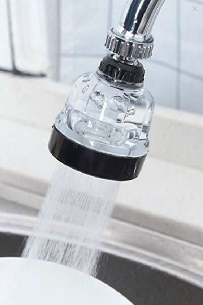SİHİRLİ AYAKLAR Functional 3 Different Modes Splash-Proof Transparent Faucet Spout with Movable Head