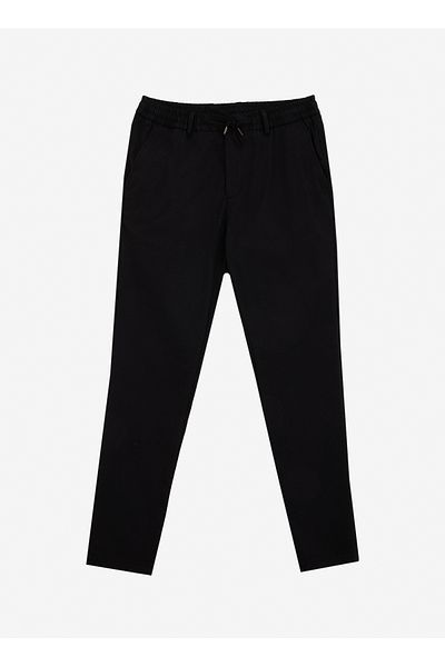 GMG FIRENZE Gmg Firenze Normal Waist Normal Leg Jogger Black Men's Pants Gu25Mss01010