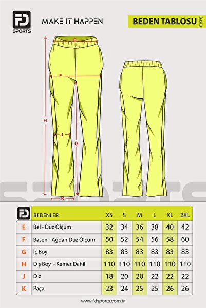 FD SPORTS Quick Dry Sweatpants Mustard Yellow Side Panels