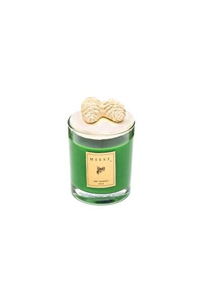 Missi Yılbaşı Kozalak2 Seramik Taş Kapaklı Yeşil Apple&cınnamon Kokulu Vegan ...