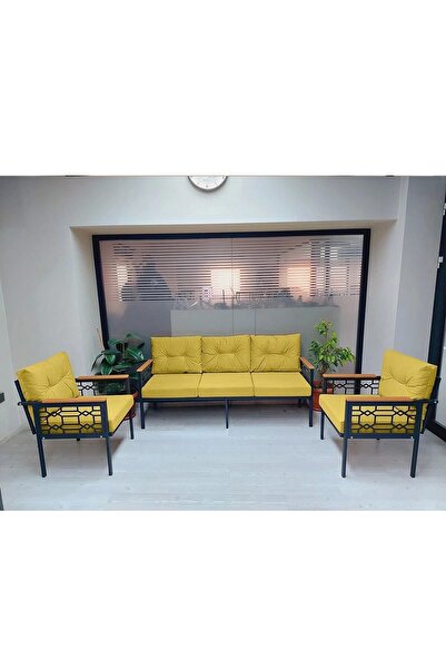 adımshops İnci Balkon-bahçe-kafe Çay Seti Koltuk Oturma Takımı-oturma Grubu Çstakımlazer