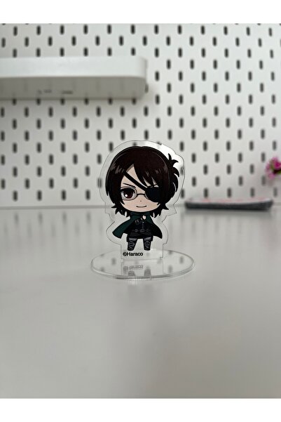 Hara Company Attack On Titan Animesi Hange Zoe Anime Akrilik Mini Figür Stant
