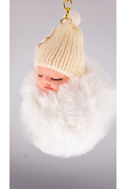 shop Breloc drăguț de pluș pentru bebeluș adormit – geantă pentru păpuși și ornament pentru mașină |   Cadou pentru ocazii speciale