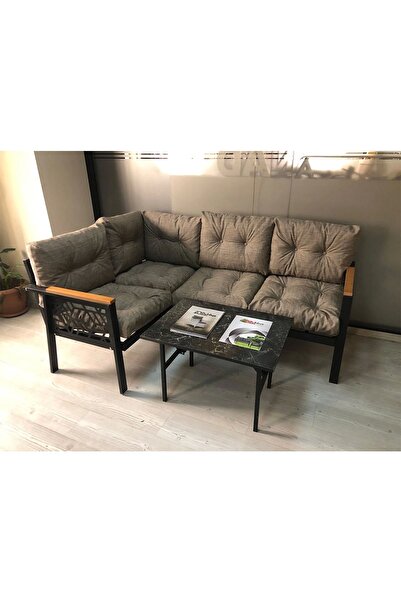 adımshops Miami melisa 2+2 Köşe Yön değiştirilebilir Koltuk Takımı Balkon-bah...