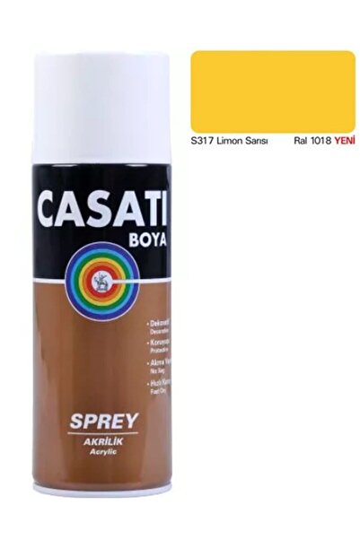 Casati Limon Sarısı  Sprey Boya 400 ml