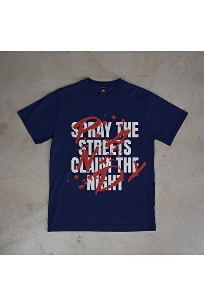 pandy Μπλουζάκι Unisex Pandy με εμπριμέ κοντομάνικο μπλουζάκι