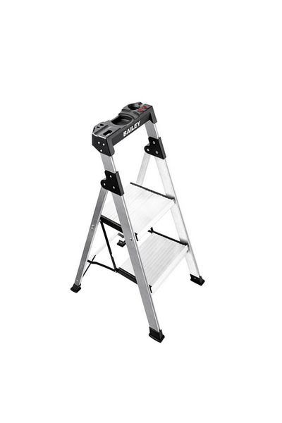 WERNER Bailey 2-Steps Compact Twin Folding Stepladder