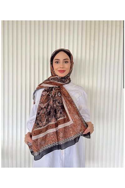 Misa Ethnic Voile Papillon Pattern Shawl